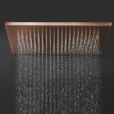 SS Breezo Heavy Duty Rain Overhead Shower, Rose Gold, Stainless Steel - Marcoware